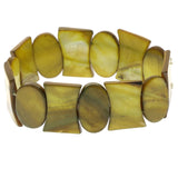 Mi Amore Stretch-Bracelet Yellow/Brown