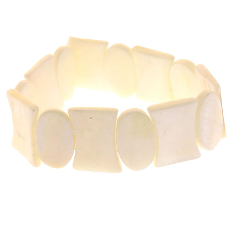 Mi Amore Stretch-Bracelet White