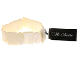 Mi Amore Stretch-Bracelet White