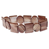 Mi Amore Stretch-Bracelet Brown/Pink