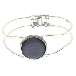 Mi Amore Hinged Fashion-Bracelet Silver-Tone/Gray