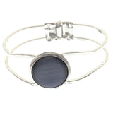 Mi Amore Hinged Fashion-Bracelet Silver-Tone/Gray
