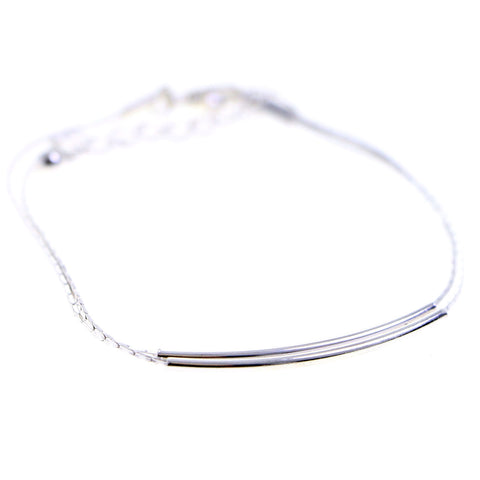 Mi Amore Classic 2 in. Extender Strand-Bracelet Silver-Tone