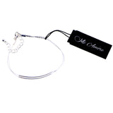Mi Amore Classic 2 in. Extender Strand-Bracelet Silver-Tone