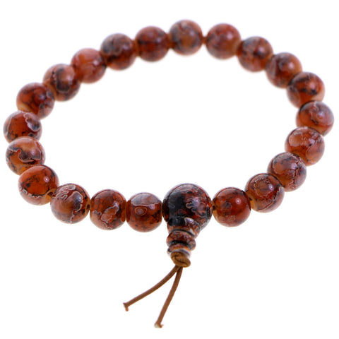 Mi Amore Stretch-Bracelet Red/Black