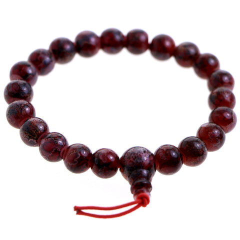 Mi Amore Stretch-Bracelet Red/Black