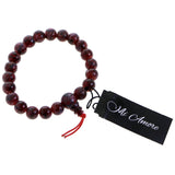 Mi Amore Stretch-Bracelet Red/Black