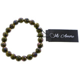 Mi Amore Stretch-Bracelet Green/Pink