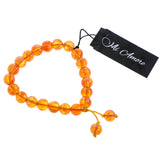 Mi Amore Stretch-Bracelet Orange/White