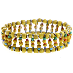 Mi Amore Stretch-Bracelet Yellow/Multicolor