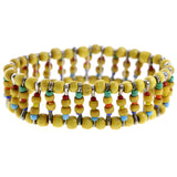 Mi Amore Stretch-Bracelet Yellow/Multicolor