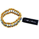 Mi Amore Stretch-Bracelet Orange/Multicolor