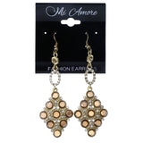 Mi Amore Dangle-Earrings Gold-Tone/Brown