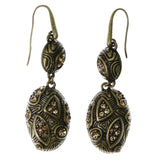 Mi Amore Dangle-Earrings Gold-Tone/Brown