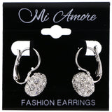 Mi Amore Dangle-Earrings Silver-Tone