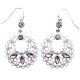 Mi Amore Dangle-Earrings Silver-Tone