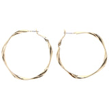 Mi Amore Hoop-Earrings Gold-Tone