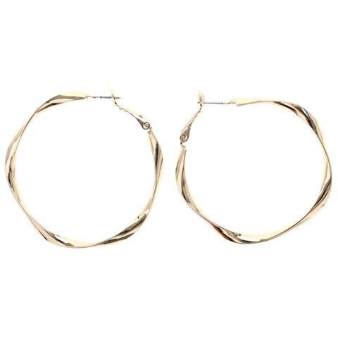 Mi Amore Hoop-Earrings Gold-Tone