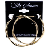 Mi Amore Hoop-Earrings Gold-Tone