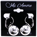 Mi Amore Dangle-Earrings Silver-Tone