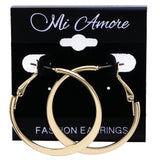 Mi Amore Hoop-Earrings Gold-Tone