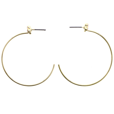 Mi Amore Flower Dangle-Earrings Gold-Tone/Pink
