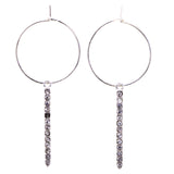 Mi Amore Hoop-Earrings Silver-Tone