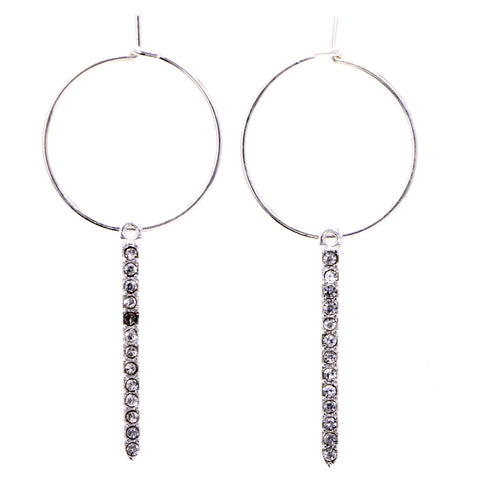 Mi Amore Hoop-Earrings Silver-Tone