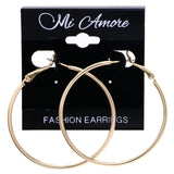 Mi Amore Hoop-Earrings Gold-Tone