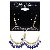 Mi Amore Dangle-Earrings Gold-Tone/Blue