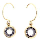 Mi Amore Dangle-Earrings Gold-Tone/Clear