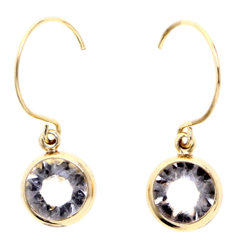 Mi Amore Dangle-Earrings Gold-Tone/Clear
