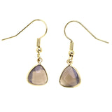 Mi Amore Dangle-Earrings Brown/Gold-Tone