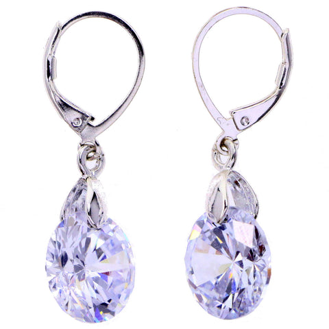 Mi Amore Dangle-Earrings Silver-Tone