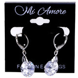 Mi Amore Dangle-Earrings Silver-Tone