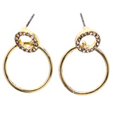 Mi Amore Drop-Dangle-Earrings Gold-Tone/Silver-Tone