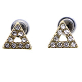 Mi Amore Simple  Post-Earrings Gold-Tone/Silver-Tone