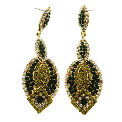 Mi Amore Dangle-Earrings Gold-Tone/Yellow