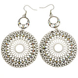 Mi Amore Dangle-Earrings Silver-Tone