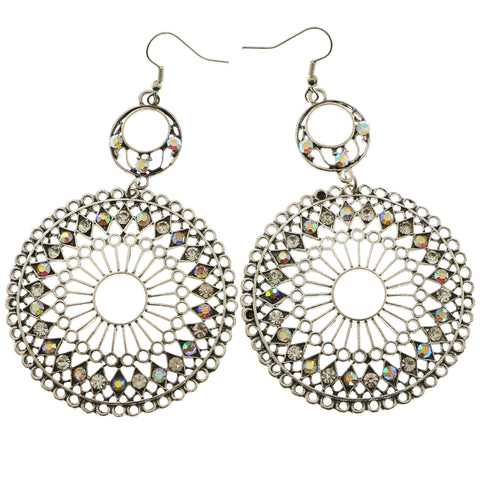 Mi Amore Dangle-Earrings Silver-Tone