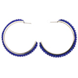 Mi Amore Dangle-Earrings Blue/Silver-Tone