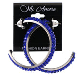 Mi Amore Dangle-Earrings Blue/Silver-Tone