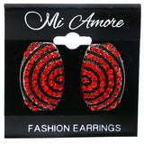 Mi Amore Stud-Earrings Red/Black