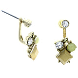 Mi Amore Drop-Dangle-Earrings Yellow/Gold-Tone