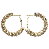 Mi Amore Hoop-Earrings Gold-Tone