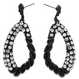 Mi Amore Drop-Dangle-Earrings Bronze-Tone/Silver-Tone