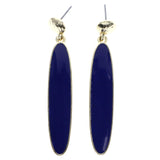 Mi Amore Drop-Dangle-Earrings Blue/Gold-Tone