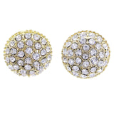Mi Amore Post-Earrings Silver-Tone/Gold-Tone