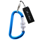 Mi Amore Carabiner-Keychain Blue/Silver-Tone