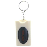 Mi Amore Screw Driver Tool Set Split-Ring-Keychain White & Black